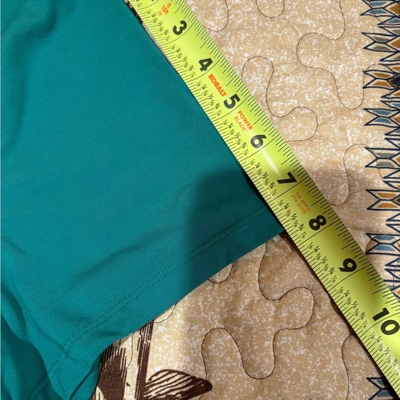 Talbots Teal back key hole button closure Women's Top 1X - Picture 9 of 9